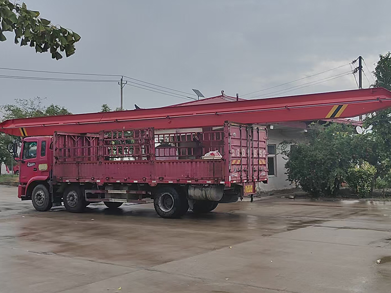 电动单梁起重机 LD3t-16.6m 制作完成  发车