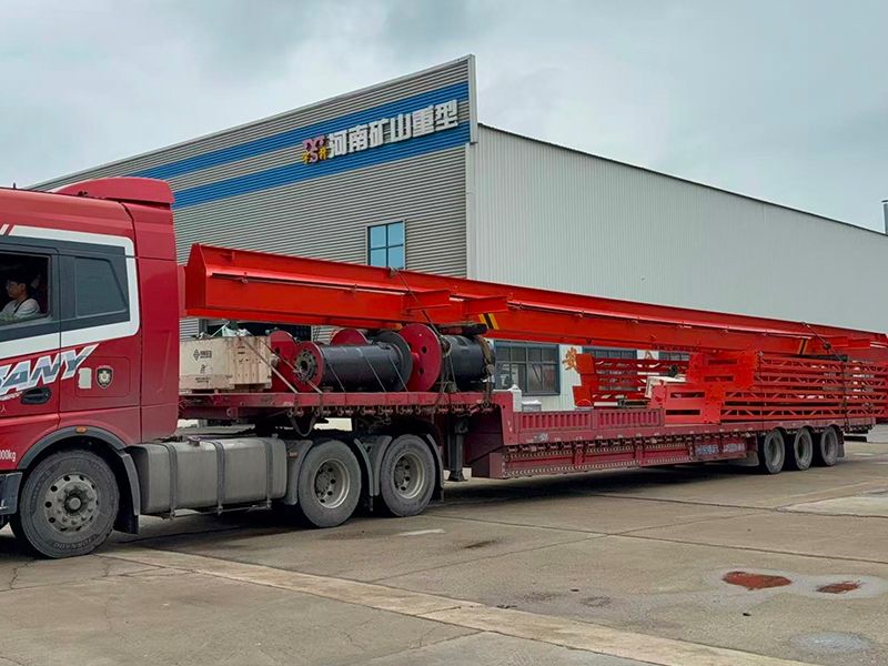 上包下花电动葫芦门式起重机 MHxh5t-12m MHxh5t-13m 制作完成  装车发出