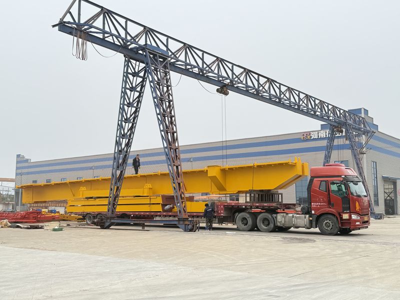 欧式包厢双主梁门式起重机 MG30/5t-22m 制作完成 装车发出