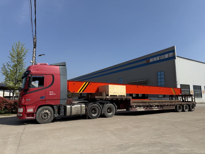 欧式单梁起重机 HD10t-16m 制作完成 装车发出